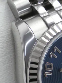 USED ROLEX Datejust 179174 Blue Case Size 26mm Ladies Watch #226325