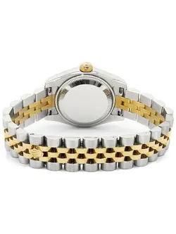 USED ROLEX Datejust 179173 Black Case Size 26mm Ladies Watch #223925