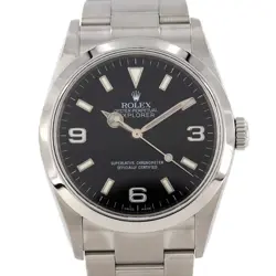 AUTHENTIC ROLEX EXPLORER 1 114270 SS AUTOMATIC SERIAL INFO:D SERIAL  #260-007...