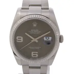 ROLEX DATEJUST 36MM 116234 AUTOMATIC WATCH STAINLESS STEEL/18K WHITE GOLD GREY