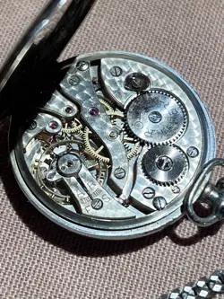 Rolex Pocket Watch Hand-Wound Small Second It will not operate Overhaul required