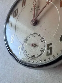 Rolex Pocket Watch Hand-Wound Small Second It will not operate Overhaul required