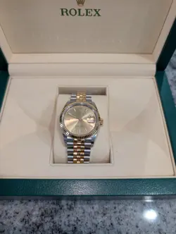 ROLEX DATEJUST 126233 GOLD AND SILVER JUBILEE BRACELET WITH GOLD BEZEL