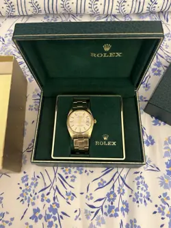 ROLEX 14K YELLOW GOLD PRESIDENT OYSTER PERPETUAL 34MM