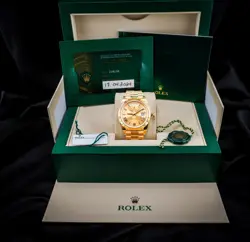 Rolex Day-Date 40 228238-0006 Gold President Bracelet with Gold Bezel