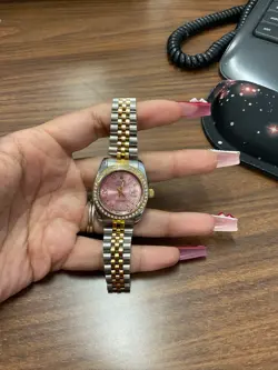 PINK WOMEN'S WATCH