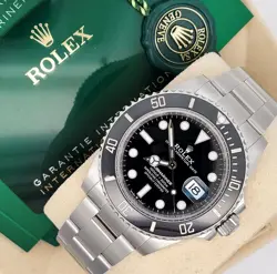 UNWORN 2025 ROLEX SUBMARINER DATE 41MM BLACK STEEL WATCH 126610LN BOX PAPERS