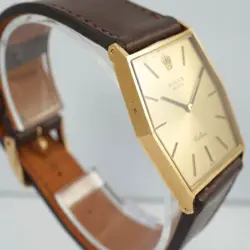Rolex Cellini Ref. 4122 18k Gold Jumbo Hexagon 29 mm Manual Wind 1976