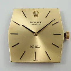 Rolex Cellini Ref. 4122 18k Gold Jumbo Hexagon 29 mm Manual Wind 1976