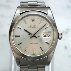 1970'S ROLEX OYSTER PERPETUAL DATE 1500 MEN'S AUTOMATIC 34MM WATCH STEEL