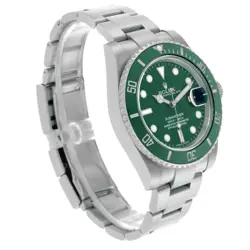 ROLEX SUBMARINER HULK GREEN DIAL BEZEL STEEL MENS WATCH 116610LV