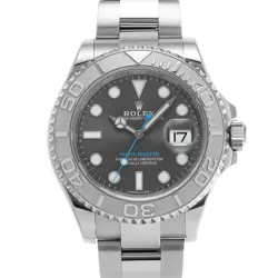 ROLEX 116622 YACHT-MASTER DARK RHODIUM MENS WRISTWATCH WITH BOX & PAPER