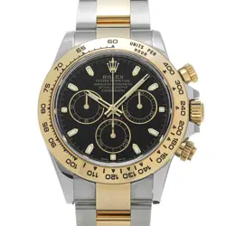 ROLEX 116503 COSMOGRAPH DAYTONA BLACK MENS WRISTWATCH WITH BOX & PAPER