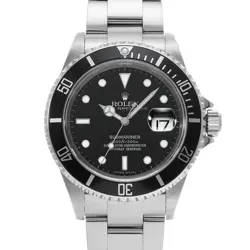 ROLEX 16610 SUBMARINER DATE BLACK MENS WRISTWATCH