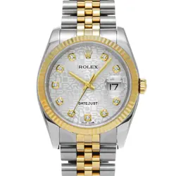 116233G DATEJUST SILVER