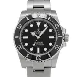 ROLEX 114060 SUBMARINER BLACK MENS WRISTWATCH
