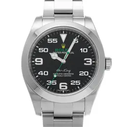 ROLEX 116900 AIR-KING BLACK MENS WRISTWATCH