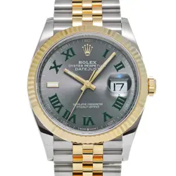 ROLEX 126233 DATEJUST 36 SLATE MENS WRISTWATCH WITH BOX & PAPER