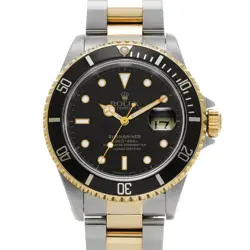 ROLEX 16613 SUBMARINER DATE BLACK MENS WRISTWATCH