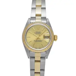 ROLEX 79173 DATEJUST CHAMPAGNE WOMEN WRISTWATCH WITH BOX & PAPER