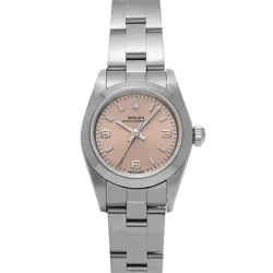 ROLEX 76080 OYSTER PERPETUAL PINK WOMEN WRISTWATCH