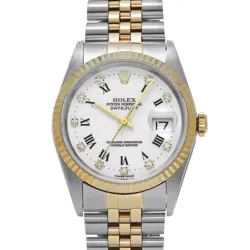 16233G DATEJUST WHITE/DIAMOND