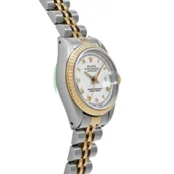ROLEX 69173 DATEJUST WHITE WOMEN WRISTWATCH