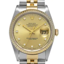 16233G DATEJUST CHAMPAGNE/DIAMOND