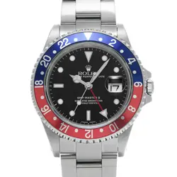 ROLEX 16710 GMT-MASTERII BLACK MENS WRISTWATCH WITH BOX & PAPER