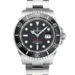 ROLEX 126600 SEA-DWELLER BLACK MENS WRISTWATCH WITH BOX & PAPER