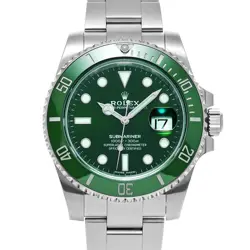 ROLEX 116610LV SUBMARINER DATE GREEN MENS WRISTWATCH