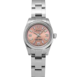 ROLEX 176200 OYSTER PERPETUAL 26 PINK WOMEN WRISTWATCH