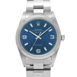 ROLEX 14000 AIR-KING BLUE MENS WRISTWATCH