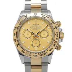 ROLEX 116503 COSMOGRAPH DAYTONA CHAMPAGNE MENS WRISTWATCH WITH BOX & PAPER