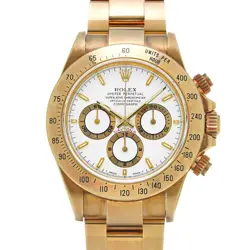 ROLEX 16528 COSMOGRAPH DAYTONA WHITE MENS WRISTWATCH WITH BOX & PAPER