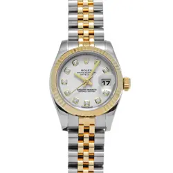 179173G DATEJUST WHITE/DIAMOND