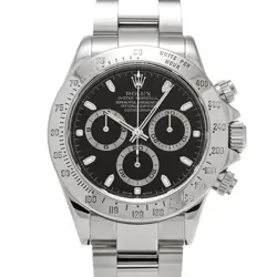 ROLEX 116520 COSMOGRAPH DAYTONA BLACK MENS WRISTWATCH WITH BOX & PAPER