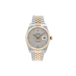 36MM TWO-TONE SILVER