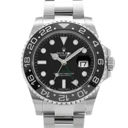 ROLEX 116710LN GMT-MASTERII BLACK MENS WRISTWATCH WITH BOX & PAPER