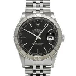 ROLEX 16264 DATEJUST THUNDERBIRD BLACK MENS WRISTWATCH