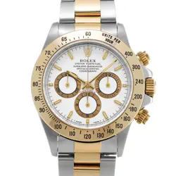 ROLEX 16523 COSMOGRAPH DAYTONA WHITE MENS WRISTWATCH WITH BOX & PAPER