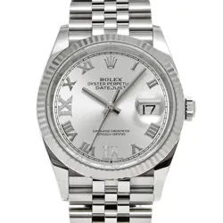 DATEJUST 36 SILVER/DIAMOND