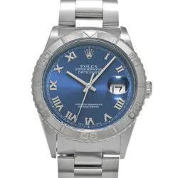 ROLEX 16264 DATEJUST THUNDERBIRD BLUE MENS WRISTWATCH WITH BOX & PAPER