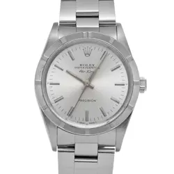 ROLEX 14010 AIR-KING SILVER MENS WRISTWATCH