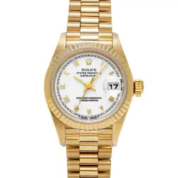 ROLEX 69178 DATEJUST WHITE WOMEN WRISTWATCH