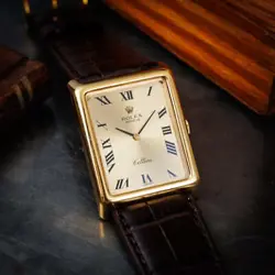 18K SOLID RECTANGULAR