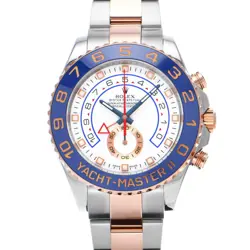 ROLEX 116681 YACHT-MASTERII WHITE MENS WRISTWATCH
