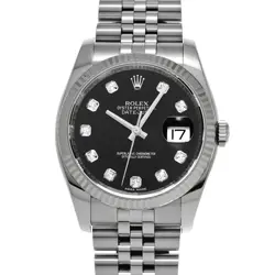 116234G DATEJUST BLACK/DIAMOND