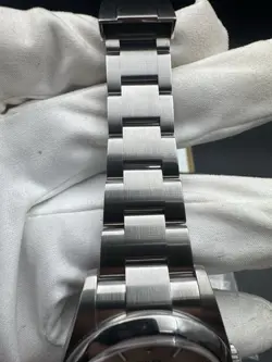 2014 Rolex Oyster Perpetual 36 Silver Arabic Dial Steel Mens Watch 116000