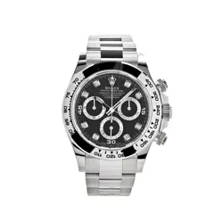 ROLEX DAYTONA 116509 WHITE GOLD BLACK DIAMOND DIAL (2022)